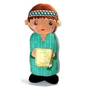 My Book of Mormon Friends Deseret Pillow Plush Character Mormon Gold Plates 16"